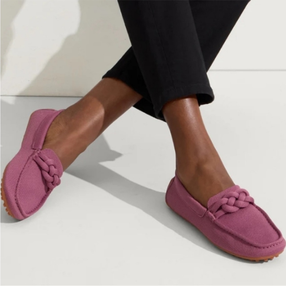 Rothy’s the Braid Driver, Mauve, Women’s Size 8.5
